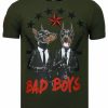 Camisetas local fanatic | Camiseta Hombre - Bad Boys Pinscher - Verde