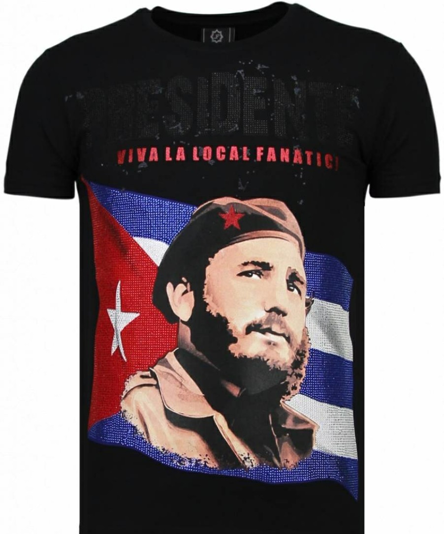 Camisetas local fanatic | Camiseta Hombre - Presidente - Negro