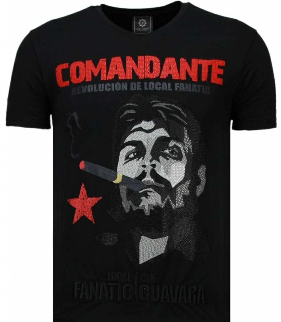 Camisetas local fanatic | Camiseta Hombre - El Comandante - Negro