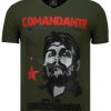 Camisetas local fanatic | Camiseta Hombre - El Comandante - Verde