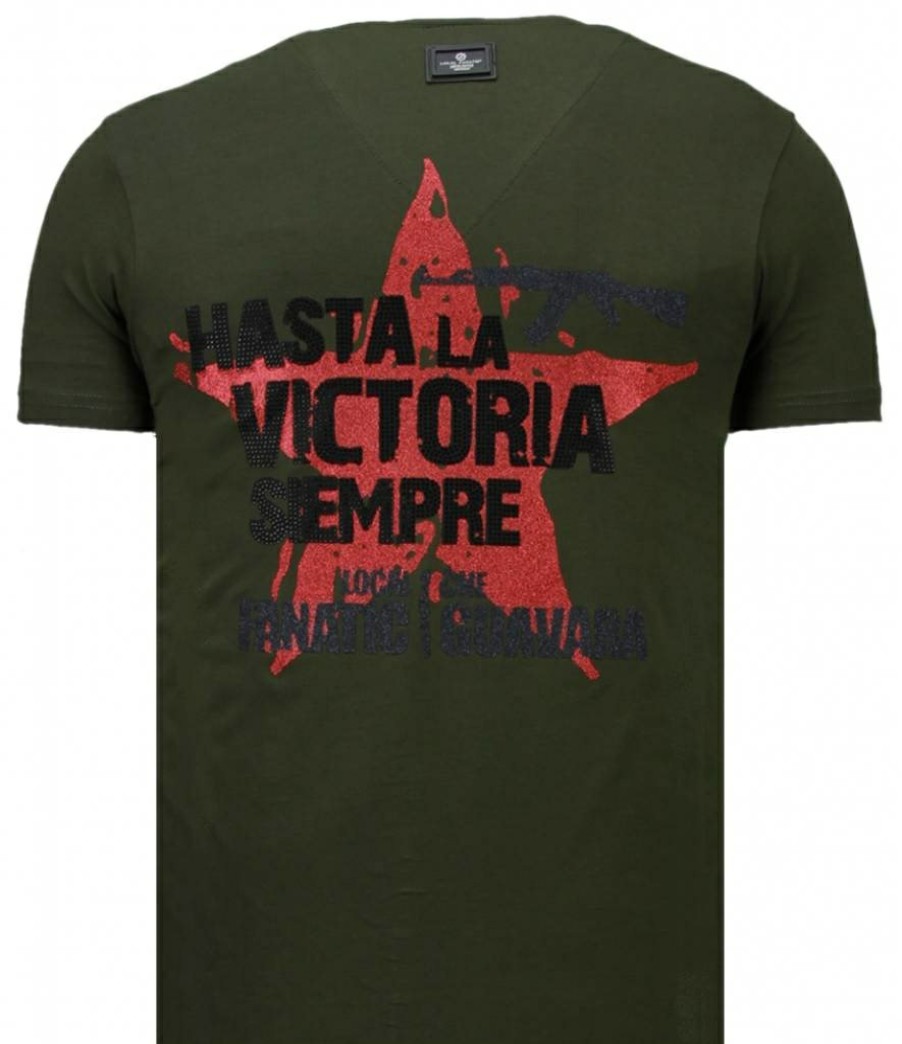 Camisetas local fanatic | Camiseta Hombre - El Comandante - Verde