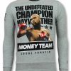 Sudaderas local fanatic | Sudadera Hombre - Money Team Champion - Gris