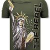 Camisetas local fanatic | Camiseta Hombre - The Rebel - Verde