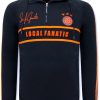 Sudaderas local fanatic | Hombres Con Capucha -Double Striped - Azul / Naranja