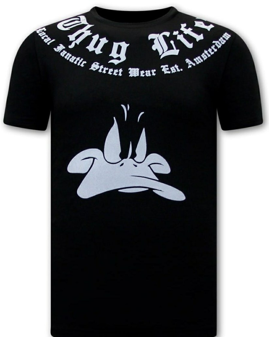 Camisetas local fanatic | Camiseta Hombre - Thug Life - Negro