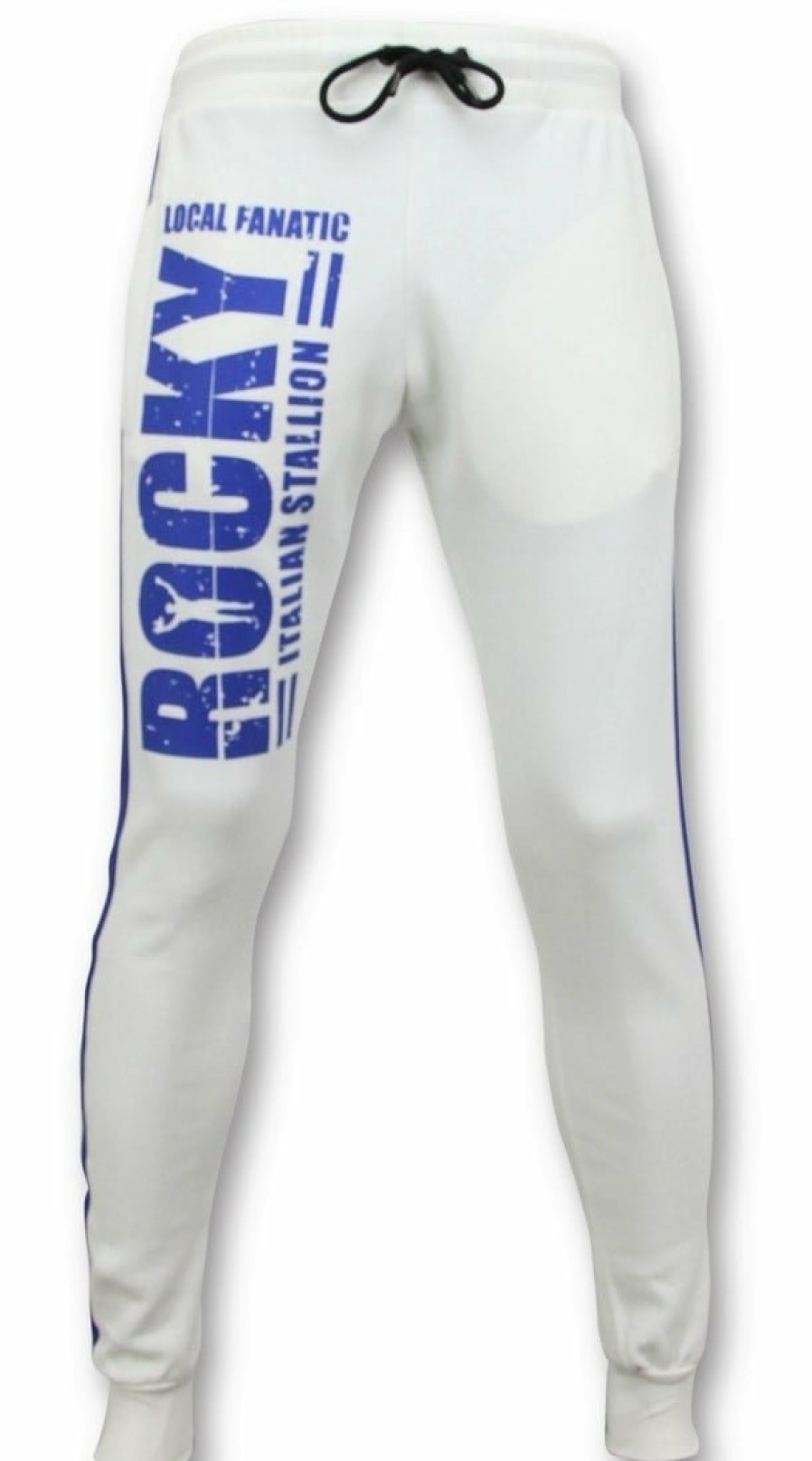 Chandals local fanatic | Pantalones De Chandal Hombres- Rocky Balboa - Blanco