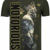 Camisetas local fanatic | Camiseta Hombre - Conor Mcgregor Notorious - Verde