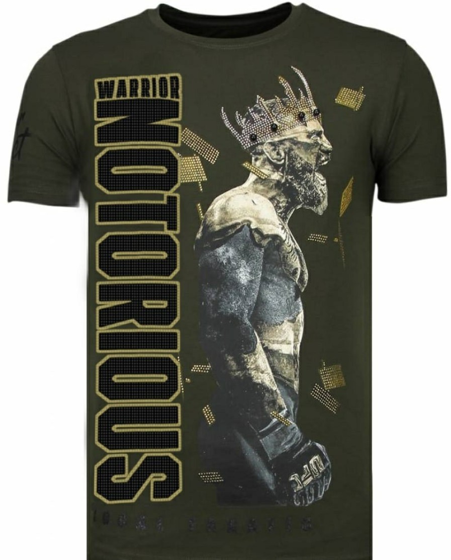 Camisetas local fanatic | Camiseta Hombre - Conor Mcgregor Notorious - Verde