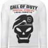 Sudaderas local fanatic | Sudadera Hombre - Call Of Duty - Blanco