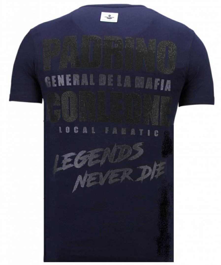 Camisetas local fanatic | Camiseta Hombre - The Don Skull - Azul