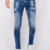 Vaqueros local fanatic | Blue Ripped Jeans Hombres - Slim Fit -1080- Azul