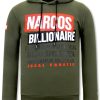 Sudaderas local fanatic | Hombres Con Capucha - Narcos Billionaire - Verde