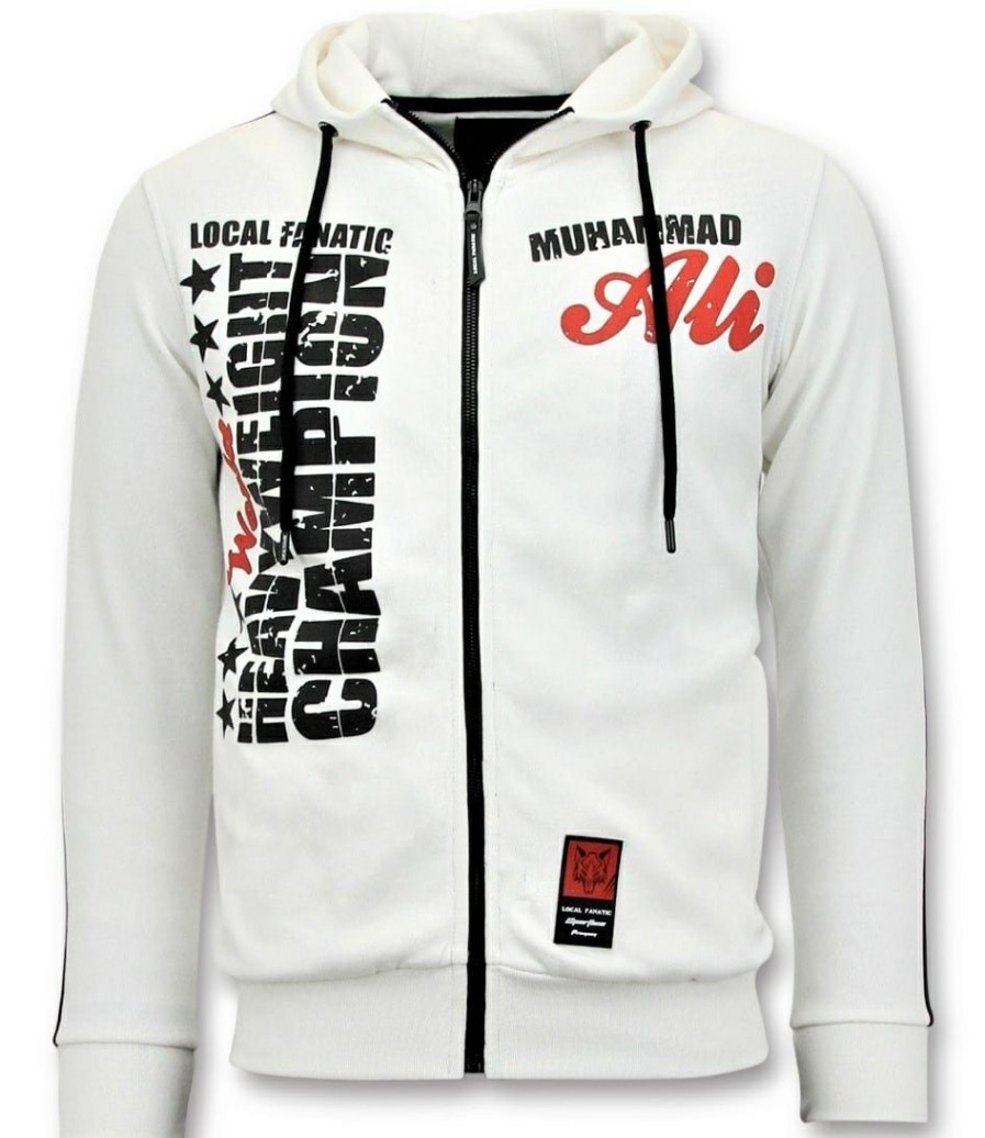 Chandals local fanatic | Chaqueta Chandal Hombres- Muhammad Ali - Blanco