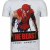 Camisetas local fanatic | Camiseta Hombre - The Beast Spider - Blanco