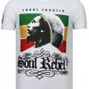 Camisetas local fanatic | Camiseta Hombre - Soul Rebel - Blanco