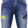 Pantalones Cortos local fanatic | Pantalones Cortos De Mezclilla Para Hombre - Slim Fit - 1046 - Azul