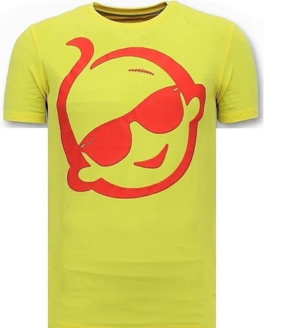 Camisetas local fanatic | Camiseta Hombre - Zwitsal Sunglasses - Amarillo