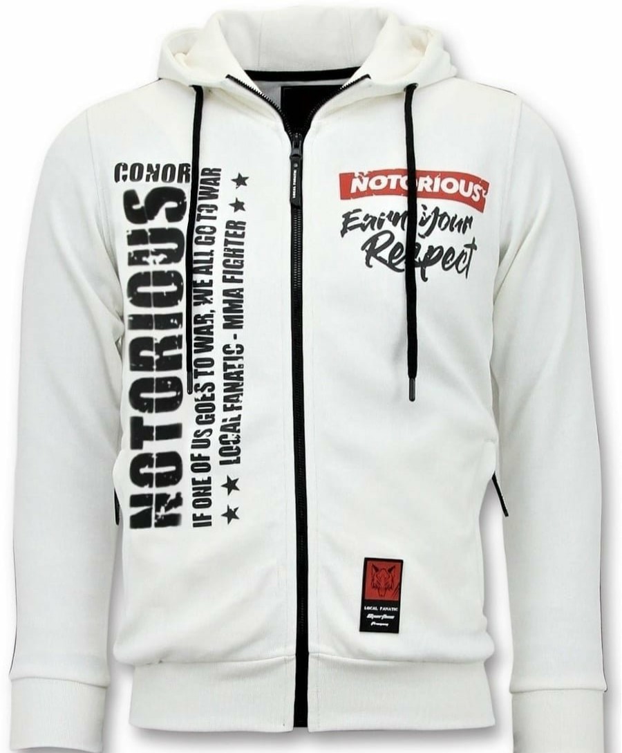 Chandals local fanatic | Chaqueta Chandal Hombres- Mcgregor Notorious - Blanco