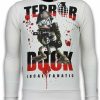 Sudaderas local fanatic | Sudadera Hombre - Terror Duck - Blanco