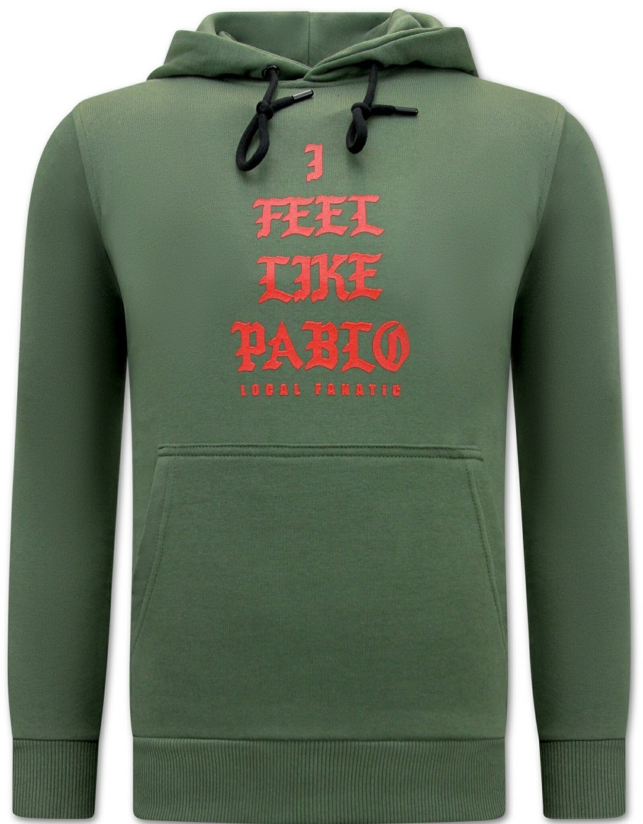 Sudaderas local fanatic | Sudadera Hombre - I Feel Like Bablo – Verde