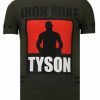 Camisetas local fanatic | Camiseta Hombre - Ironmike Tyson - Verde