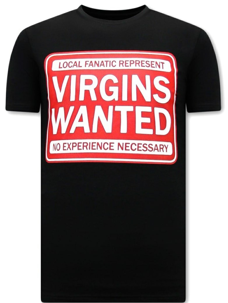 Camisetas local fanatic | Camiseta Hombre - Virgins Wanted - Negro