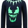 Sudaderas local fanatic | Sudadera Hombre - Neon Venom - Azul