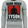 Sudaderas local fanatic | Sudadera Hombre - Iron Mike Tyson - Gris