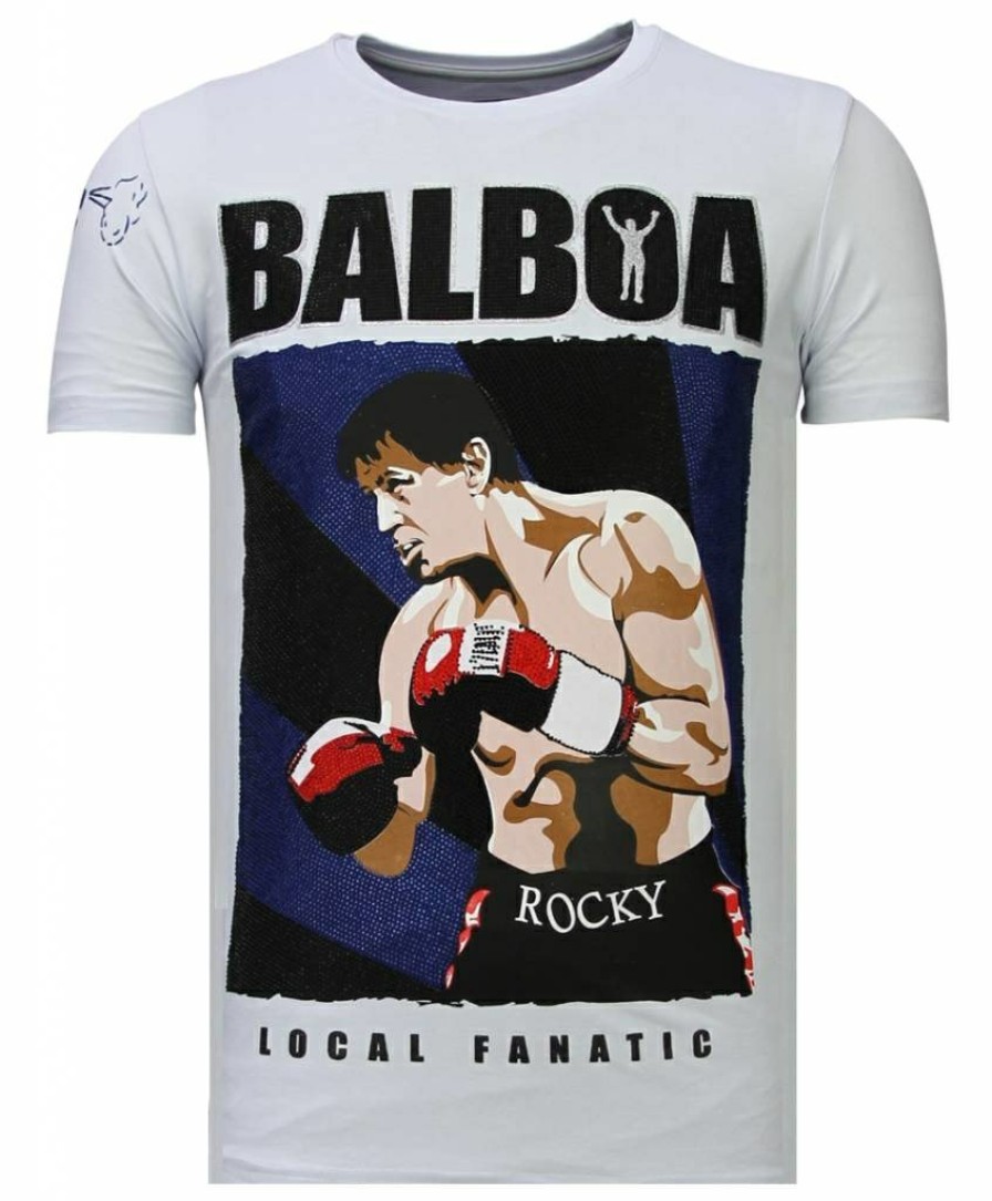 Camisetas local fanatic | Camiseta Hombre - Balboa - Blanco