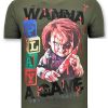 Camisetas local fanatic | Camiseta Hombre - Wanna Play A Game - Verde