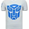 Camisetas local fanatic | Camiseta Hombre - Transformers - Blanco