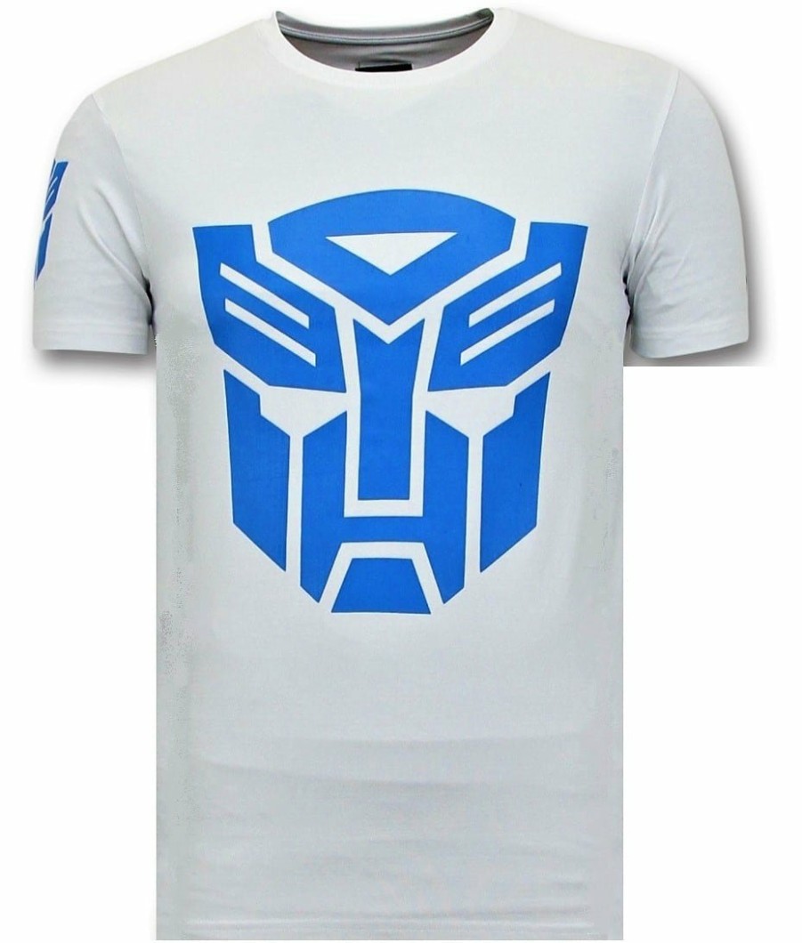 Camisetas local fanatic | Camiseta Hombre - Transformers - Blanco