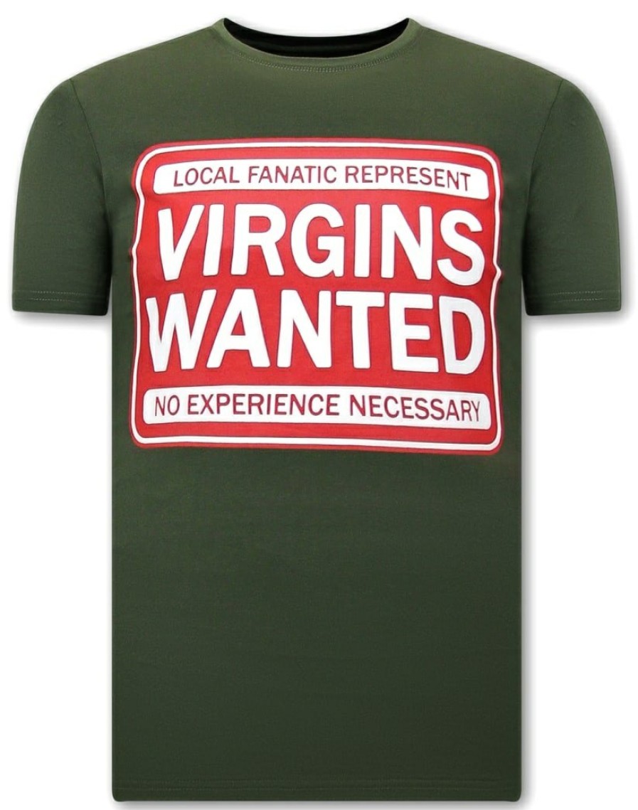 Camisetas local fanatic | Camiseta Hombre - Virgins Wanted - Verde