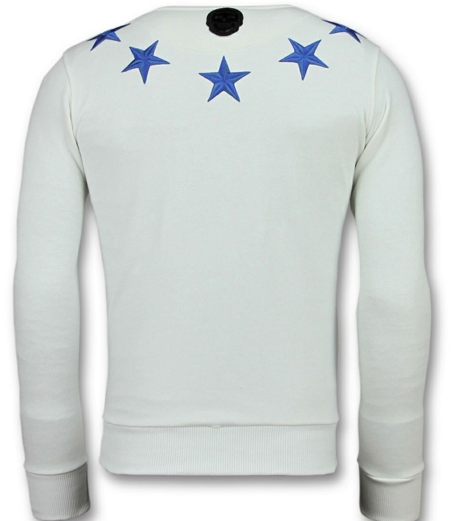 Sudaderas local fanatic | Sudadera Hombre - Union Stars- Blanco