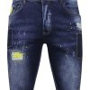 Pantalones Cortos local fanatic | Pantalones Cortos De Mezclilla Para Hombre - Slim Fit - 1052 - Azul