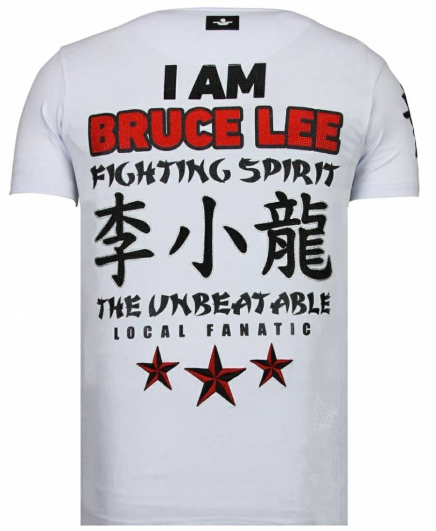 Camisetas local fanatic | Camiseta Hombre - Fighter Legend - Blanco