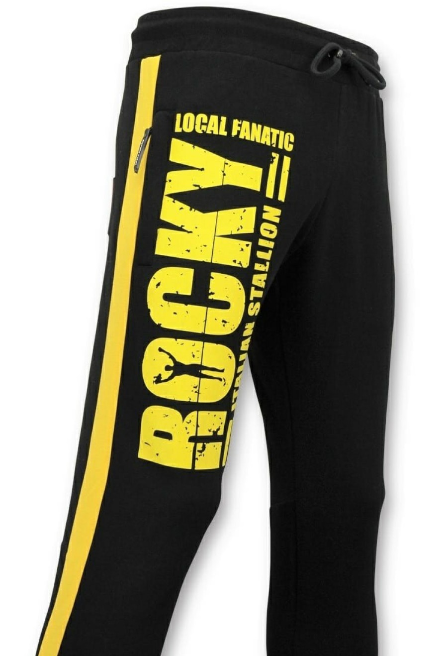 Chandals local fanatic | Pantalones De Chandal Hombres- Rocky Balboa - Negro