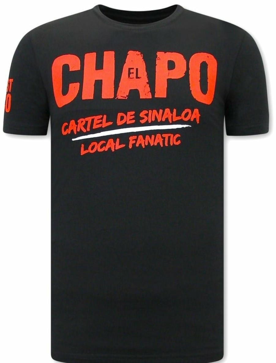 Camisetas local fanatic | Camiseta Hombre - El Chapo - Negro