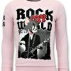 Sudaderas local fanatic | Sudadera Hombre - Tomcat Rock My World - Rosa