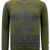 Sudaderas local fanatic | Sudadera Hombre - Terror Mouse - Verde