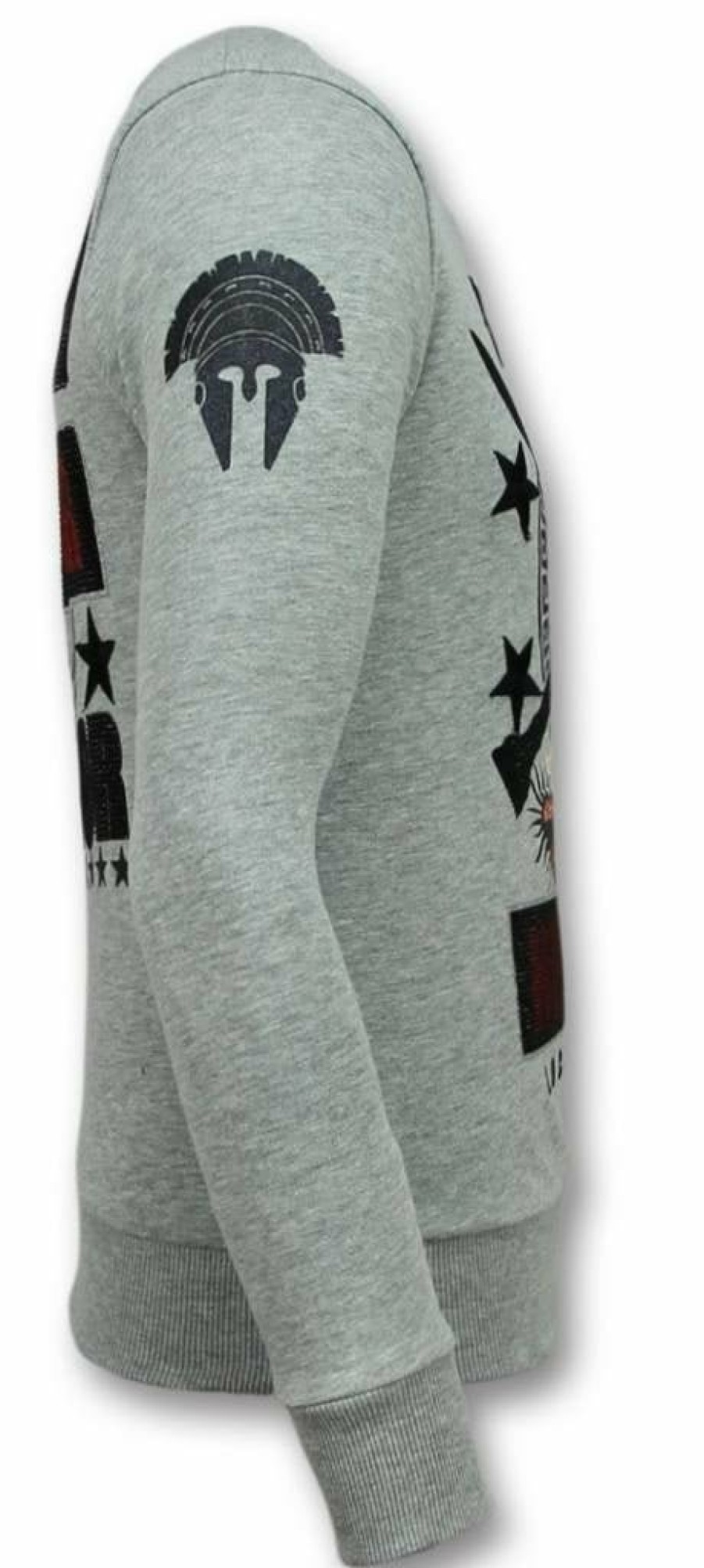 Sudaderas local fanatic | Sudadera Hombre - Notorious Warrior - Gris