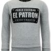 Sudaderas local fanatic | Sudadera Hombre - El Patron - Gris