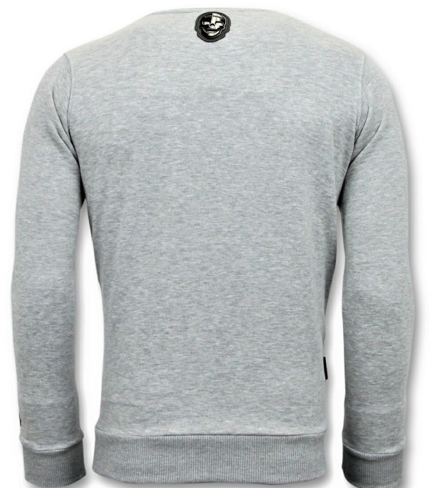 Sudaderas local fanatic | Sudadera Hombre - El Patron - Gris