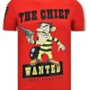 Camisetas local fanatic | Camiseta Hombre - Dalton The Chief - Rojo