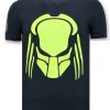 Camisetas local fanatic | Camiseta Hombre - Predator Neon - Azul