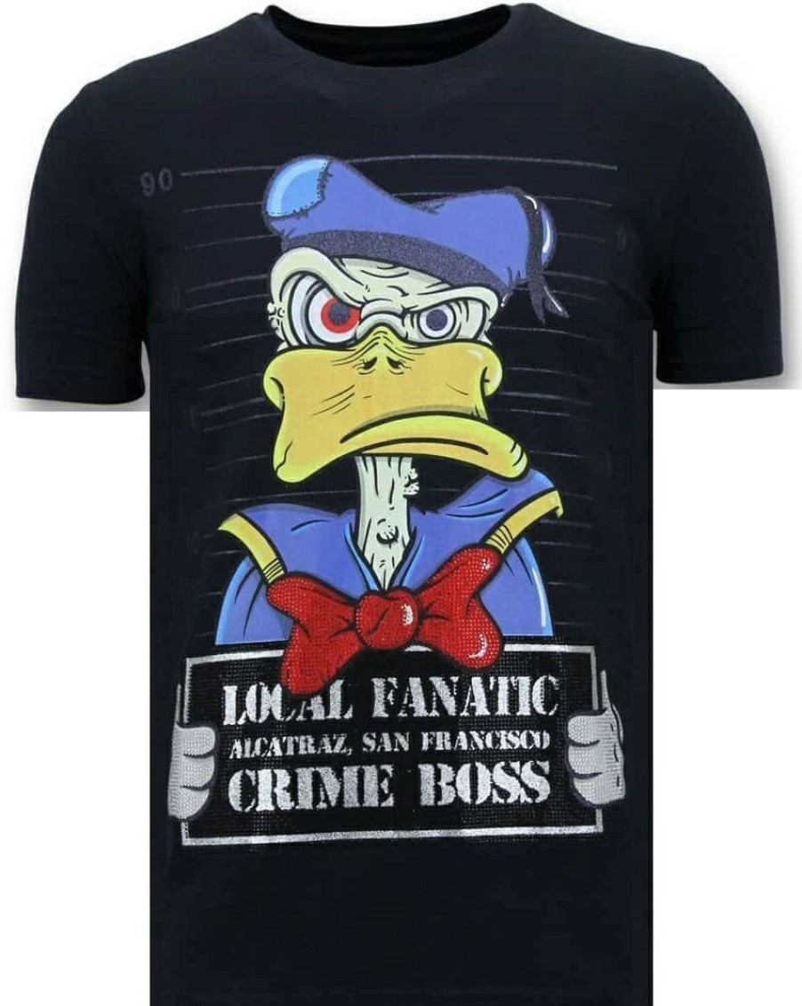 Camisetas local fanatic | Camiseta Hombre - Alcatraz Prisoner - Azul