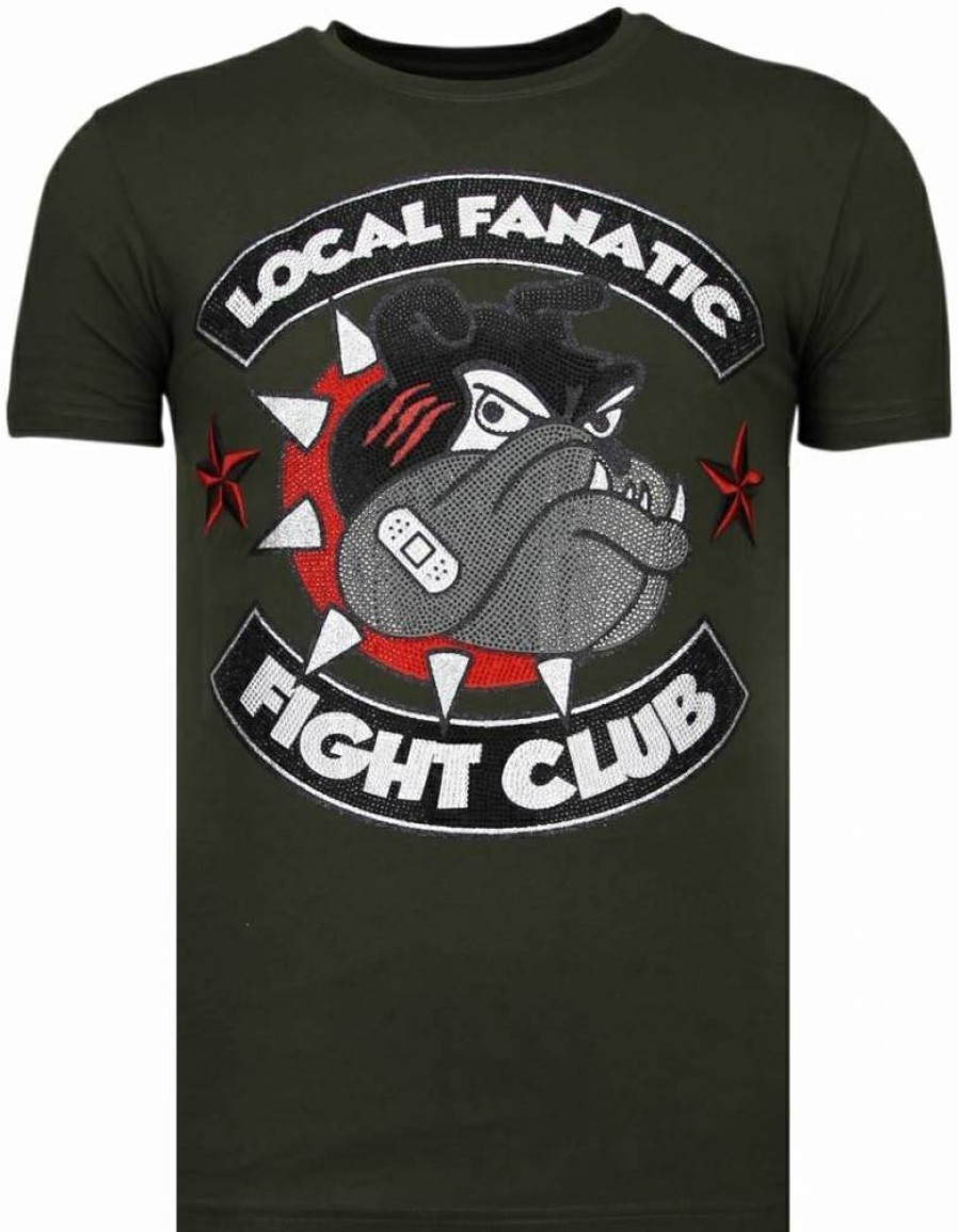 Camisetas local fanatic | Camiseta Hombre - Fight Club Spike - Verde