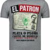 Camisetas local fanatic | Camiseta Hombre - Narcos Billionaire - Gris