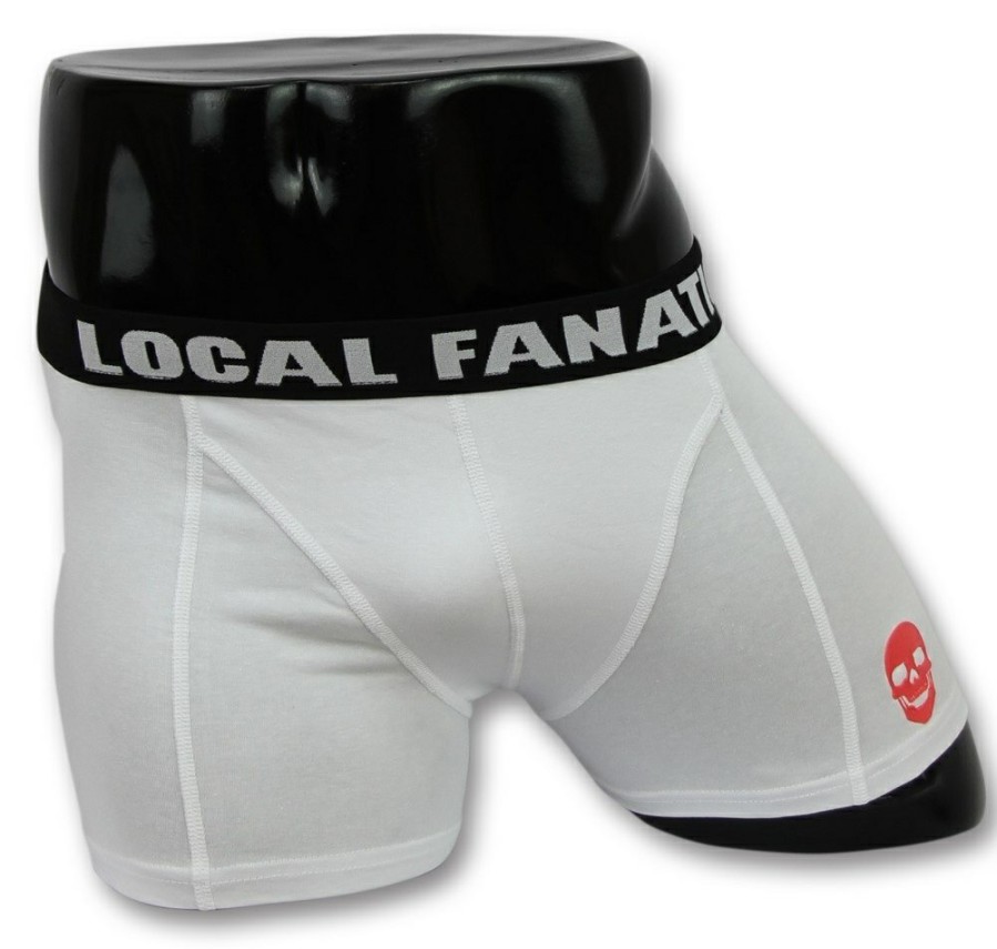 Boxers local fanatic | Boxer Hombre - Skull - Blanco