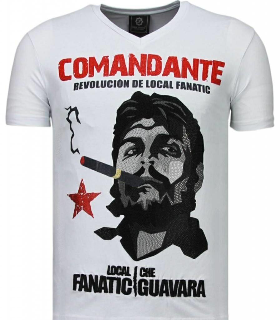 Camisetas local fanatic | Camiseta Hombre - El Comandante - Blanco